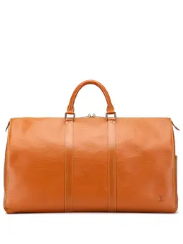 Louis Vuitton Pre-Owned: Коричневая дорожная сумка 