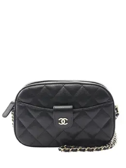CHANEL Pre-Owned: Чёрная сумка 