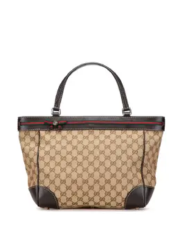 Gucci Pre-Owned: Коричневая сумка-шоппер 