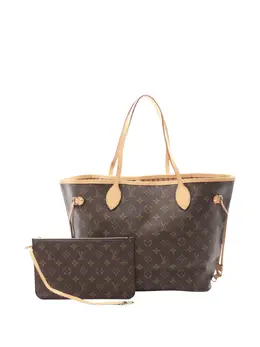 Louis Vuitton Pre-Owned: Коричневая сумка-шоппер 
