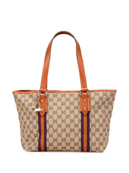 Gucci Pre-Owned: Коричневая сумка-шоппер 