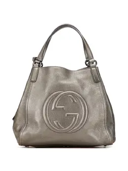 Gucci Pre-Owned: Серая сумка-шоппер 