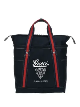Gucci: Голубая сумка-шоппер 
