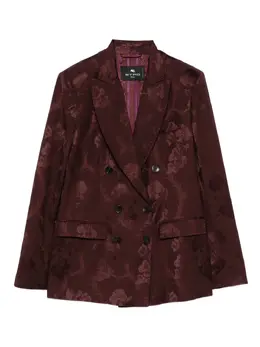 ETRO: Куртка с растительным принтом 