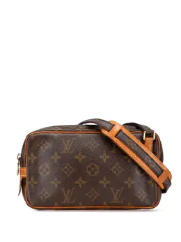 Louis Vuitton Pre-Owned: Коричневая сумка через плечо 