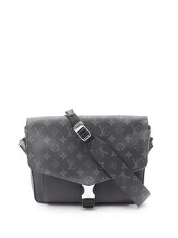 Louis Vuitton Pre-Owned: Чёрная сумка через плечо 