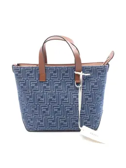 Fendi Pre-Owned: Голубая сумка 