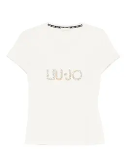 LIU JO: Хлопковая футболка 