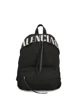 Balenciaga: Чёрный рюкзак 