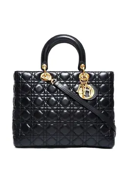 Christian Dior Pre-Owned: Чёрная сумка-шоппер 