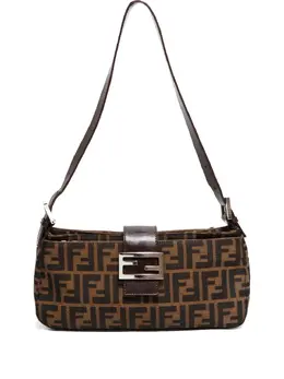 Fendi Pre-Owned: Коричневая сумка 