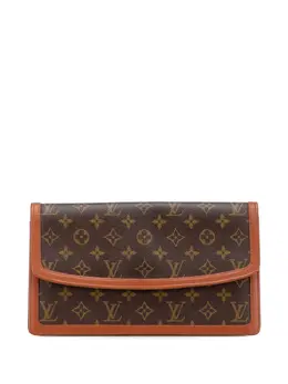 Louis Vuitton Pre-Owned: Коричневый клатч 