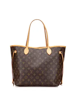 Louis Vuitton Pre-Owned: Коричневая сумка-шоппер 