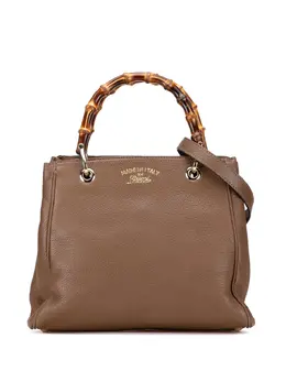 Gucci Pre-Owned: Коричневая сумка-шоппер 