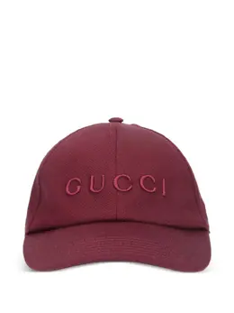 Gucci: Красная кепка 