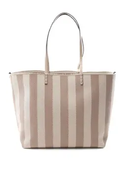 Fendi Pre-Owned: Сумка-шоппер в полоску 