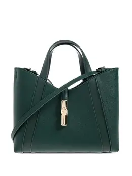 Furla: Зелёная сумка-шоппер 