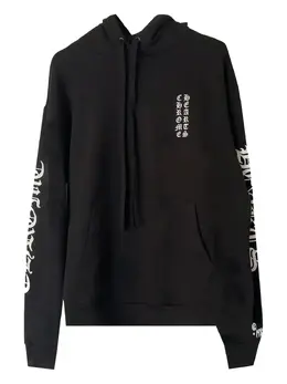 Chrome Hearts: Чёрная толстовка 