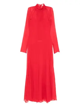 Blumarine: Платье с длинным рукавом 
