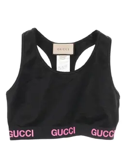 Gucci Pre-Owned: Чёрная майка 