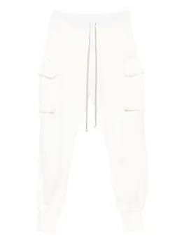Rick Owens DRKSHDW: Белые брюки  Cargo