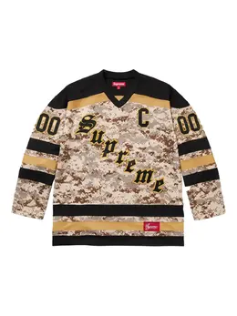 Supreme: Коричневая футболка 