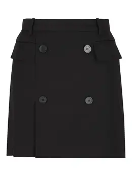 Balenciaga: Юбка с карманами 