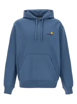 Carhartt WIP: Голубая толстовка  American