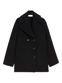 Sportmax: Чёрное пальто 