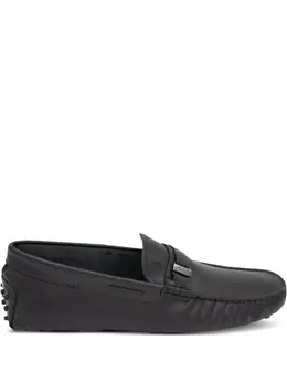 Tod's: Чёрные туфли  Gommino