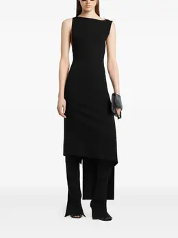 Courrèges: Платье без рукава 