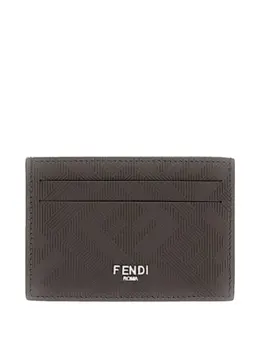 FENDI: Коричневый картхолдер 