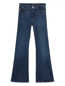 7 For All Mankind: Расклешённые джинсы 