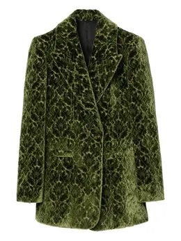 Burberry: Бархатный жакет 