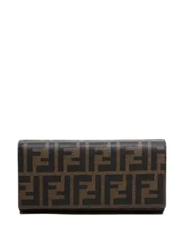 Fendi Pre-Owned: Коричневый кошелёк 