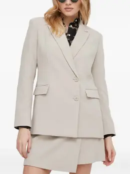 DKNY: Бежевый жакет 