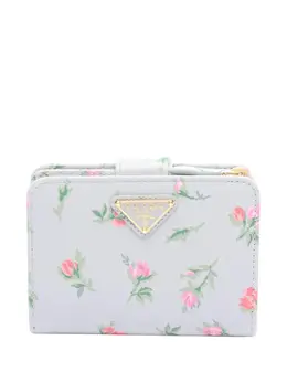 Prada Pre-Owned: Голубой кошелёк 