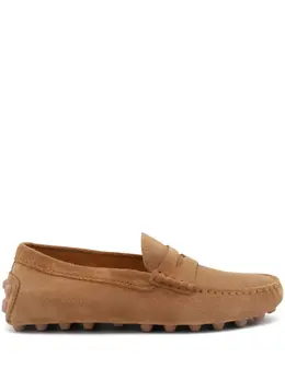 Tod's: Бежевые лоферы  Gommino