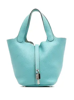 Hermès Pre-Owned: Голубая сумка 