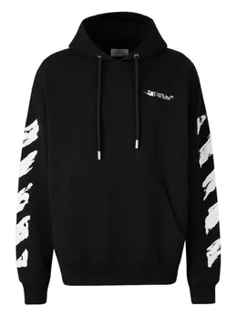 Off-White: Чёрная толстовка  Arrow