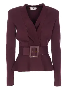 Elisabetta Franchi: Двубортная куртка 