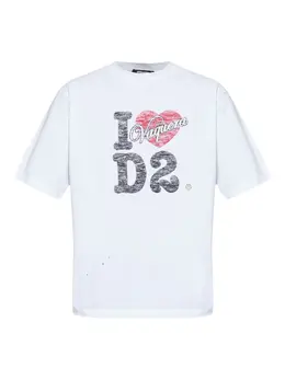 DSQUARED2: Хлопковая футболка 