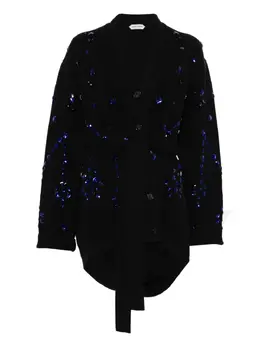 Alberta Ferretti: Кардиган со стразами 