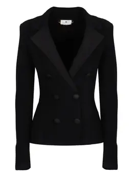 Elisabetta Franchi: Двубортный жакет 