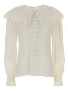 Chloé: Кружевная блуза 
