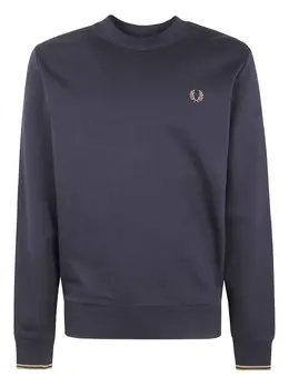 Fred Perry: Чёрный свитшот  Laurel Wreath