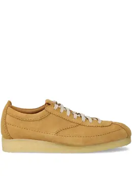 Clarks Originals: Бежевые кроссовки 
