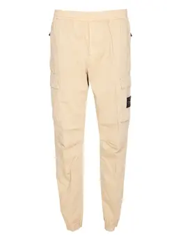 Stone Island: Бежевые брюки  Compass