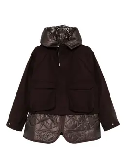 sacai: Коричневая куртка 
