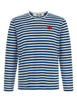 Comme Des Garçons Play: Футболка в полоску 